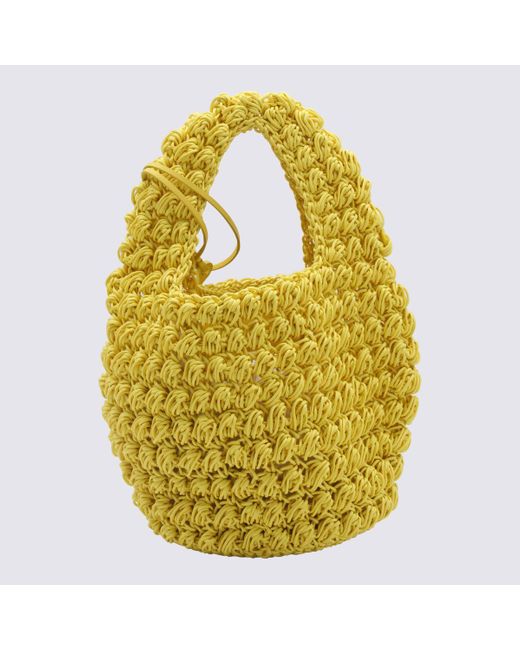 J.W. Anderson Yellow Tricot Anchor Satchel Bag
