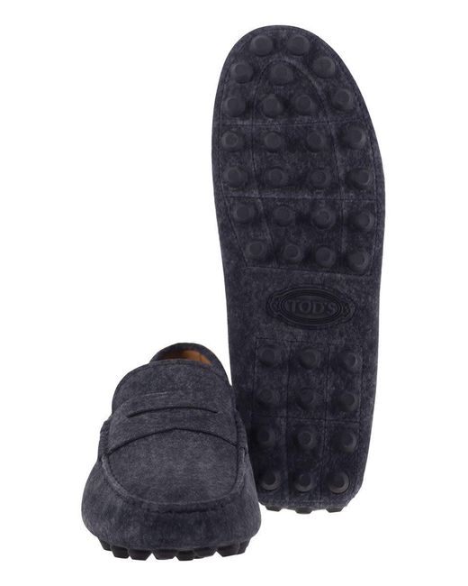 Tod's Blue Gommino Bubble Sole for men