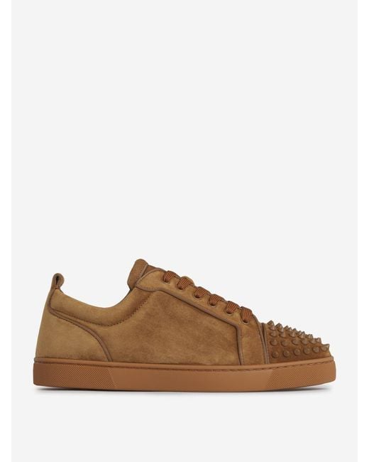 Christian Louboutin Brown Louis Junior Spikes Sneakers for men