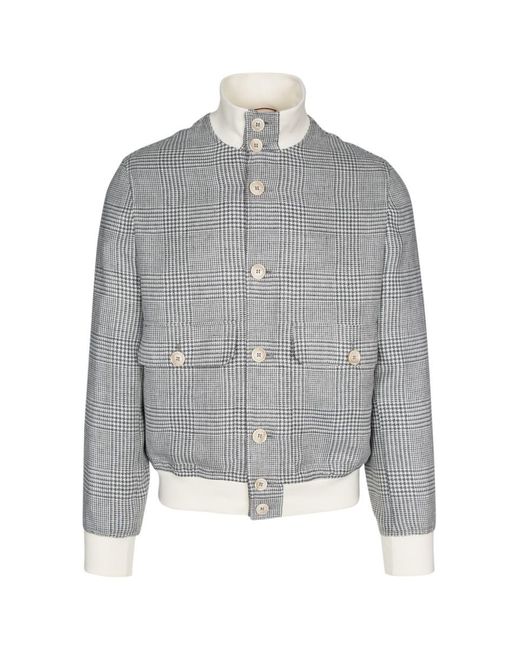 Brunello Cucinelli Gray Jackets And Vests for men