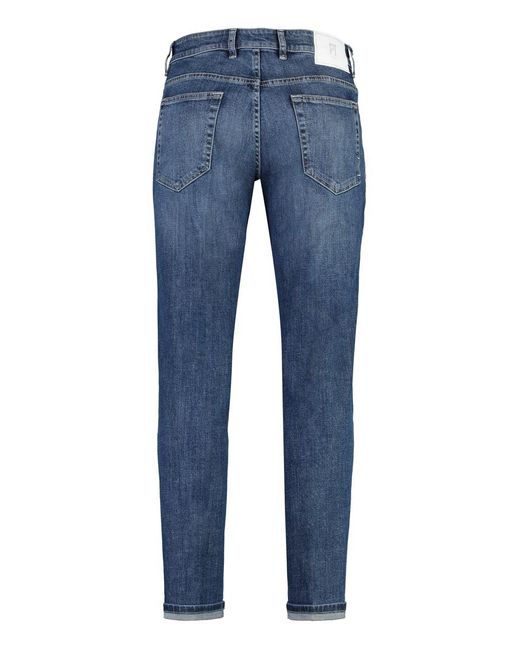 PT01 Blue Indie Slim Fit Jeans for men