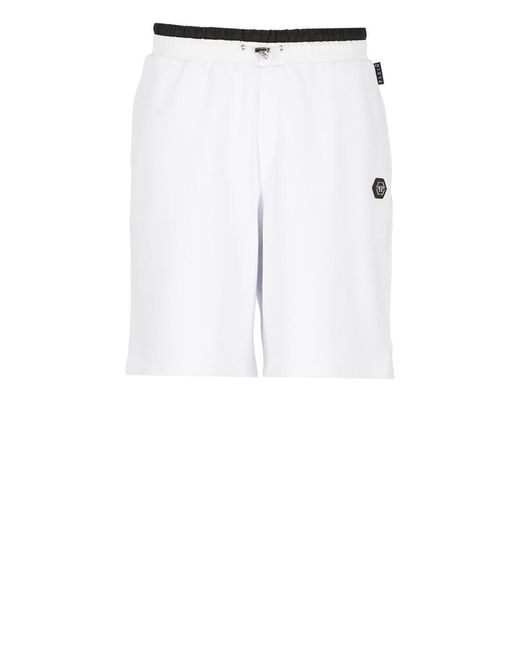 Philipp Plein White Shorts for men