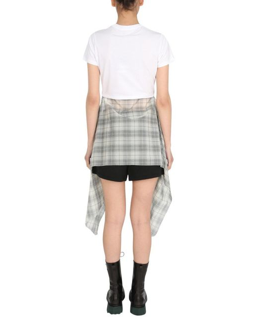 Opening Ceremony Black "word Torch Hybrid" T-shirt