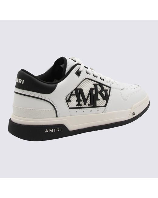 Amiri White And Leather Sneakers for men