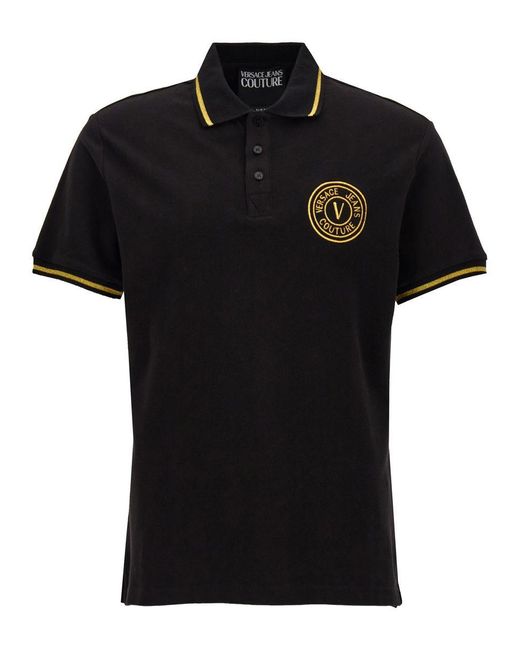 Versace Jeans Couture Black T-Shirts And Polos for men