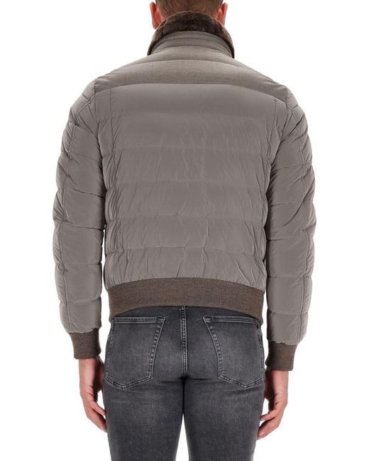 Moorer Gray "Fantoni-Osl" Jacket for men