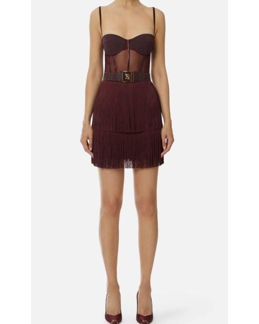 Elisabetta Franchi Purple Dresses