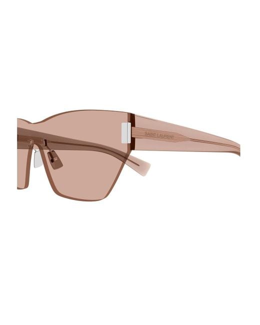 Saint Laurent Brown Sl 755 Linea Corner Angle Sunglasses