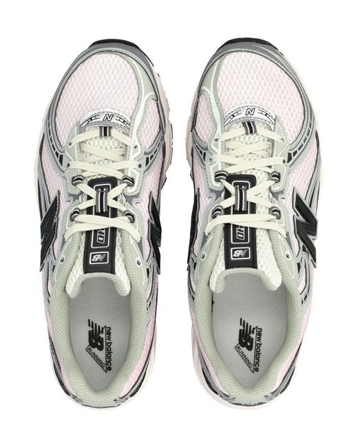 New Balance White 740 Mesh And Synthetic Running-Inspired Sneakers