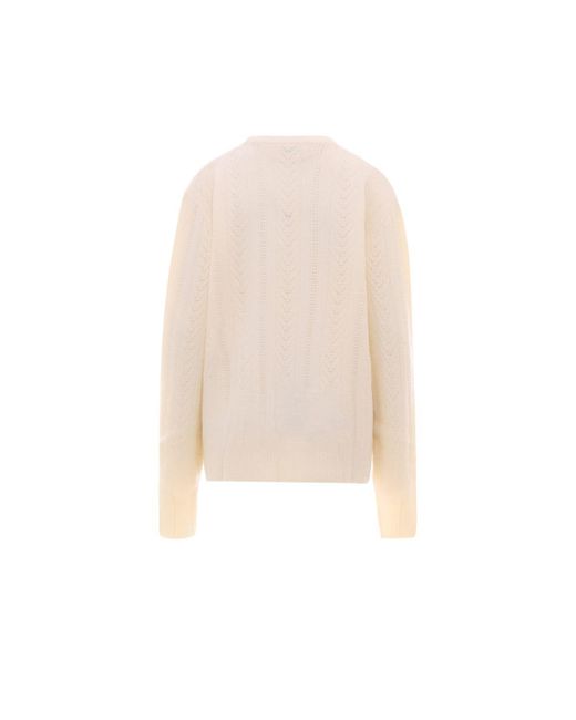 ANYLOVERS White Sweater for men