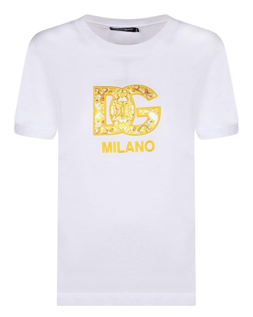 Dolce Gabbana T Shirts in White Lyst Canada