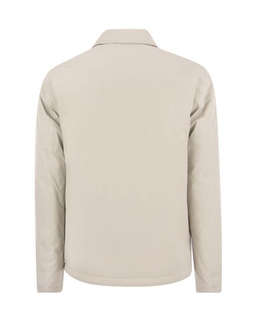 Herno Natural Padded Shirt Jacket for men