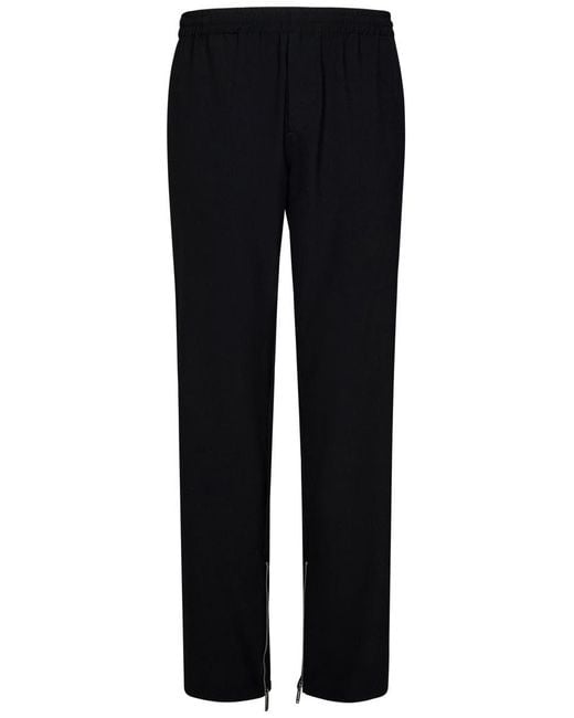 Off-White c/o Virgil Abloh Ow Emb Wool Lounge Trousers in Black for Men ...
