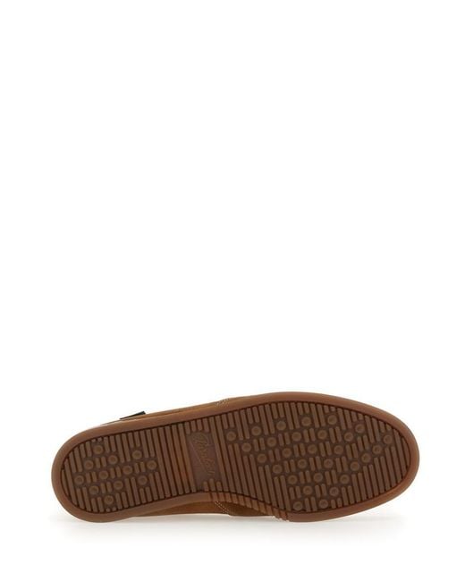 Paraboot Brown Cassis" Moccasins for men