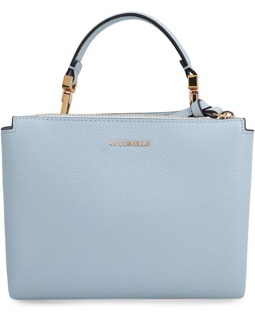 Coccinelle Blue Arlettis Leather Handbag