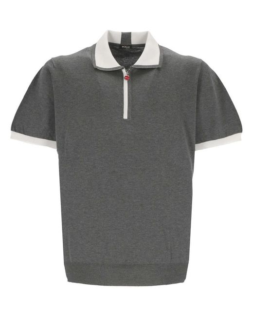 Kiton Gray T-Shirts And Polos for men