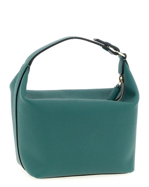 Valextra Green 'Mochi' Mini Handbag