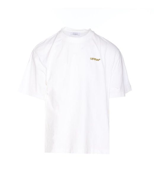 Off-White c/o Virgil Abloh White Tape Arrow" Logo T-Shirt for men