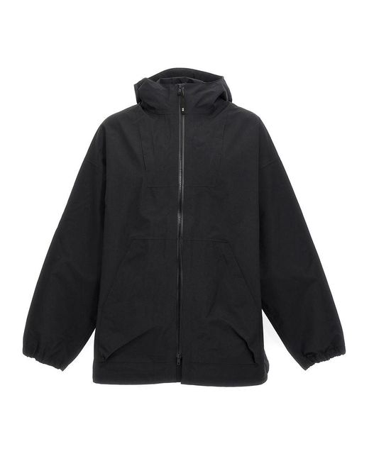 Y-3 Blue Gore-Tex Hard Shell Oversize Jacket for men