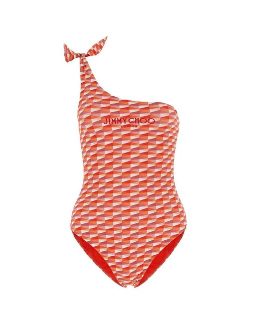 Jimmy Choo Red Swimsuits
