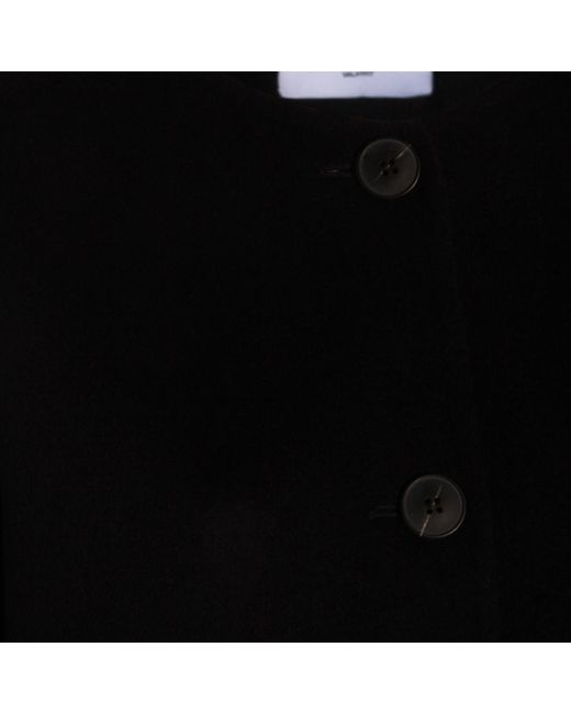 The Dynamis Studio Black Dark Wool Coat