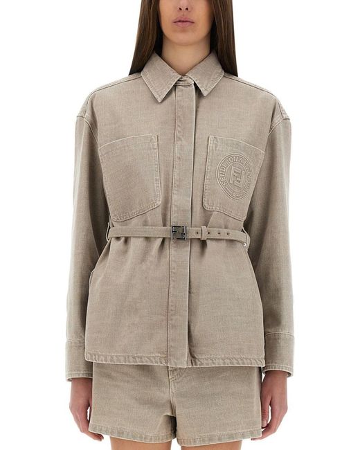 Fendi Gray "Go-To" Jacket