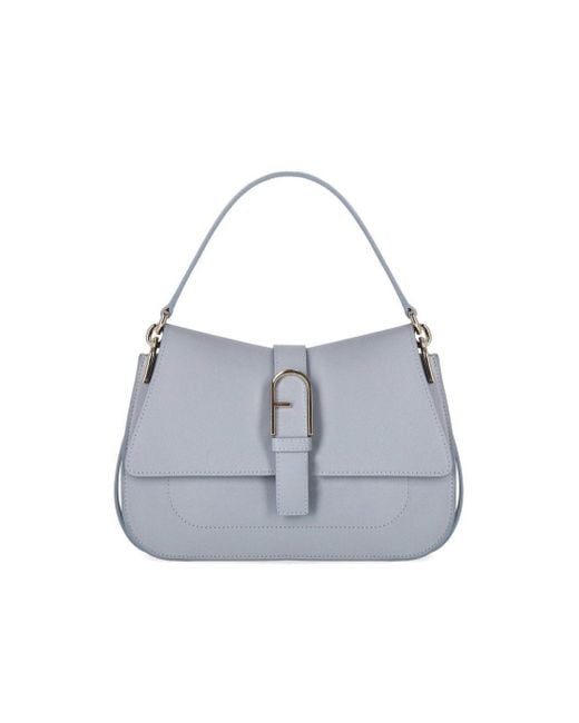 Furla Gray Flow Mini Nuvola Handbag