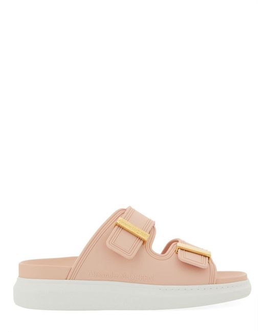 Alexander McQueen Pink Oversize Hybrid Sandal