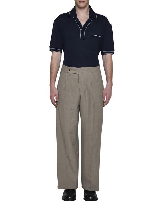 Giorgio Armani Gray Trousers for men