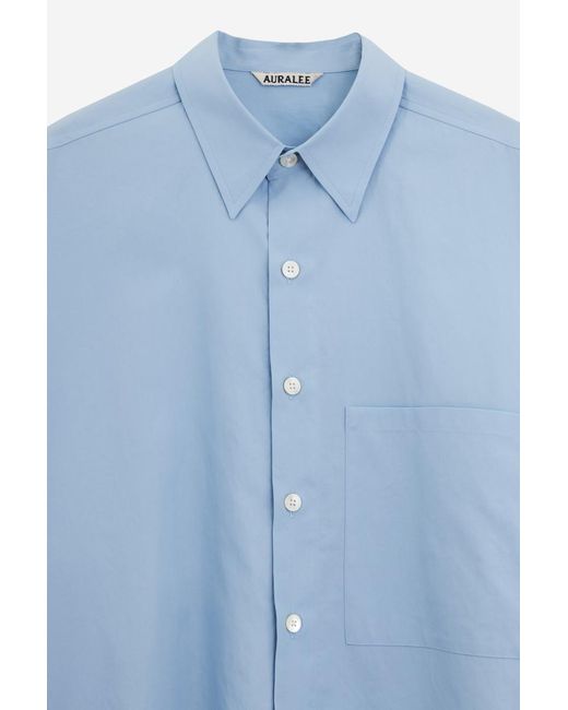 Auralee Blue Shirts for men