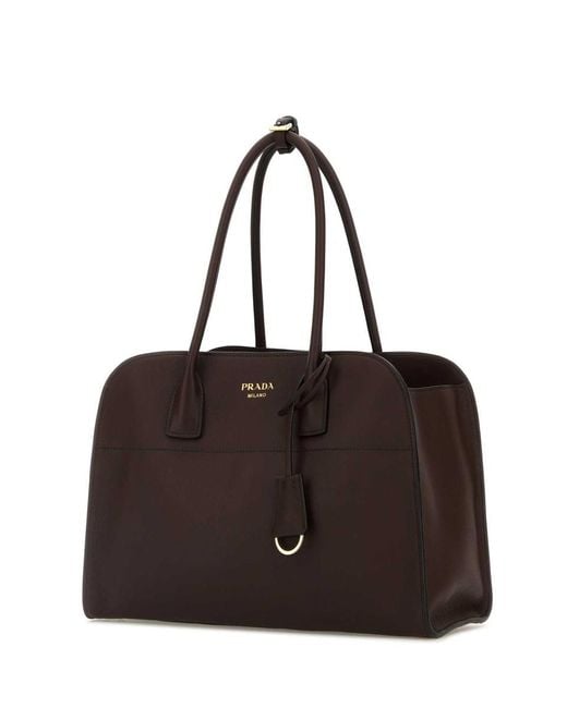 Prada Brown Handbags.