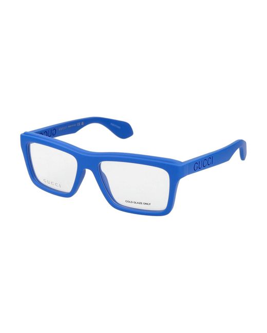 Gucci Blue Eyeglasses for men