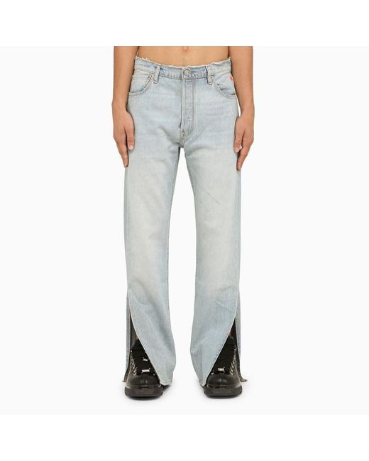 ERL Blue Levi's X Straight 501 Denim Jeans for men