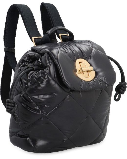 Moncler Black Puf Nylon Backpack