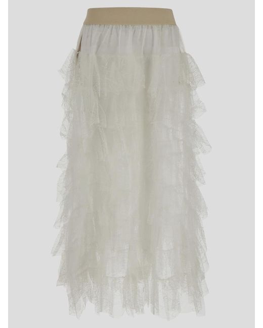 Uma Wang White Skirts