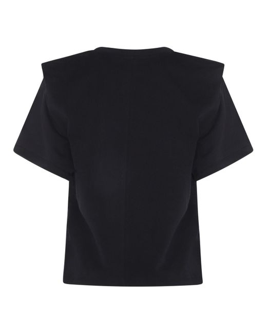 Isabel Marant Black Cotton Zelitos T-Shirt