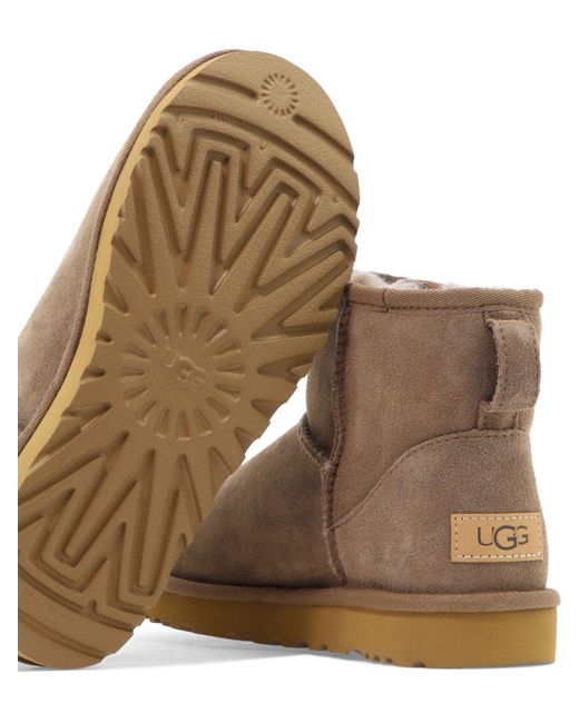 UGG "classic Mini Ii" Ankle Boots in Grey (Gray) | Lyst