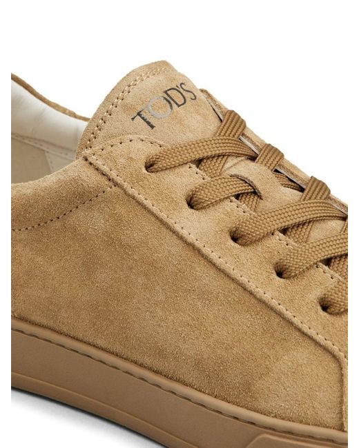 Tod's Brown Suede Sneakers for men