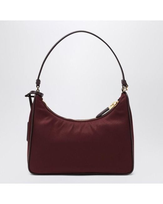 Prada Purple Burgundy Re-edition 2005 Handbag