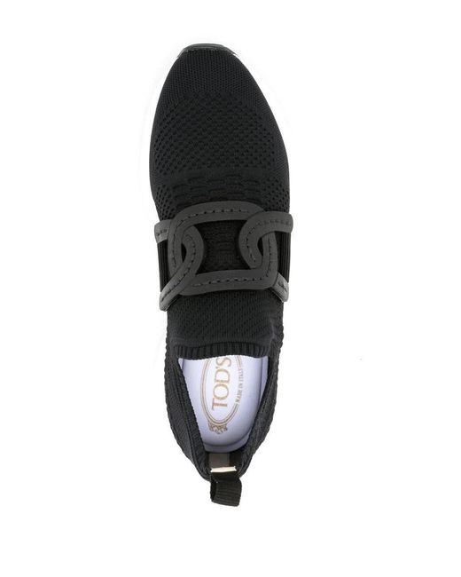 Tod's Black Kate Technical Fabric Sneakers