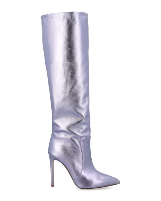 Paris Texas Stiletto Boot in Purple | Lyst