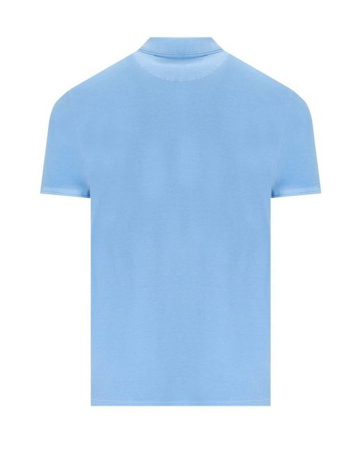 Woolrich Blue Mackinack Light Polo Shirt for men