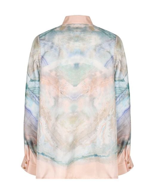 Zimmermann Multicolor Illuminate Printed Viscose Shirt