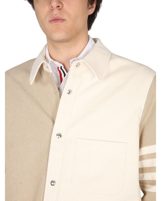 Thom Browne Natural Denim Jacket for men