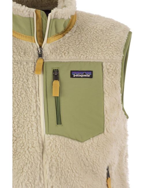 Patagonia Natural ' Classic Retro-X Fleece Vest for men