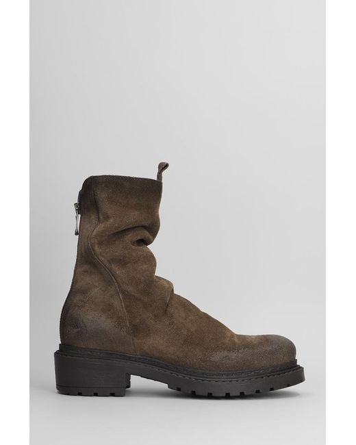 METISSE Brown Low Heels Ankle Boots