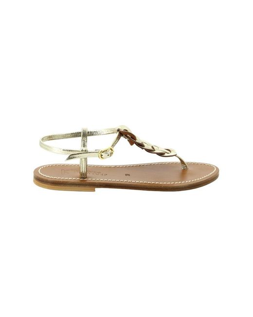 K. Jacques Metallic St.tropez Sandals Shoes