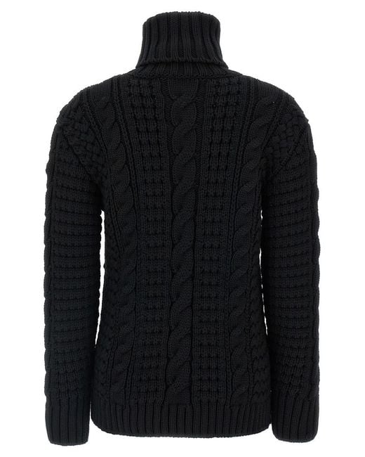 Moncler Genius Black Moncler X Edward Enninful Tricot Turtleneck Sweater