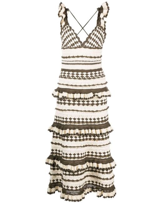 Zimmermann White Devi Crochet Dress