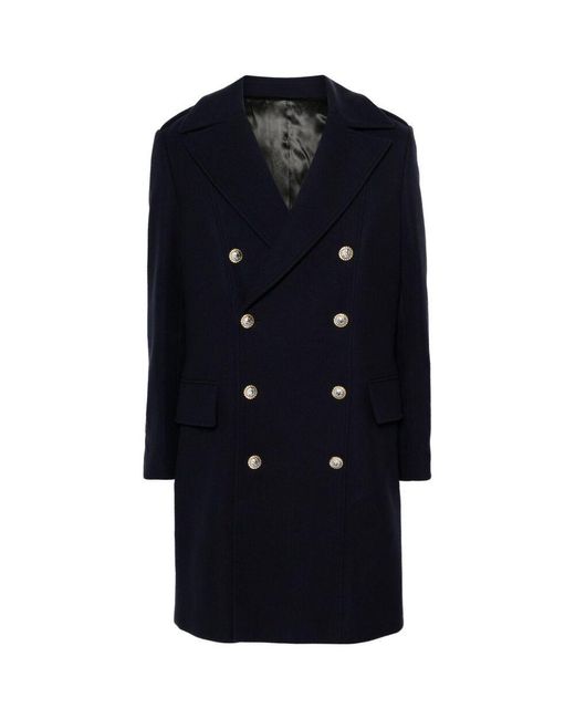 Balmain Blue Coats for men